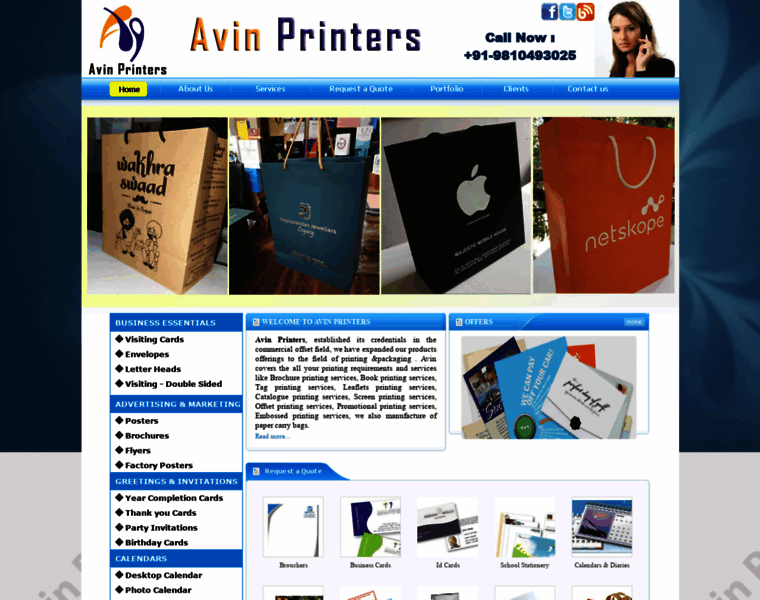 Avinprinters.com thumbnail