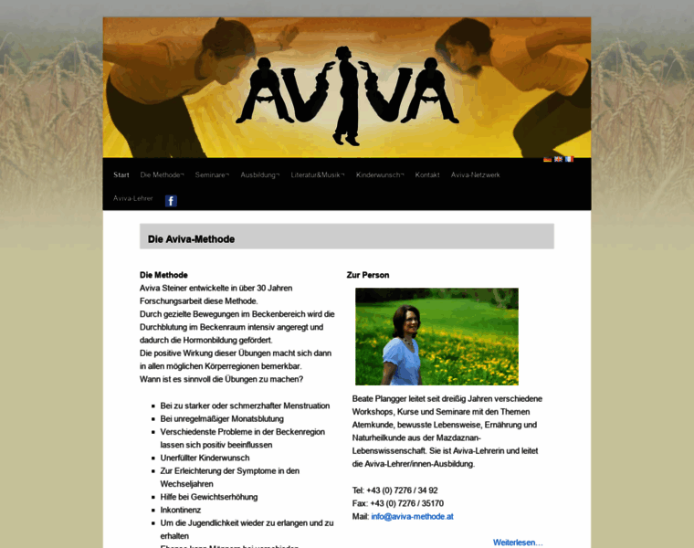 Aviva-methode.at thumbnail