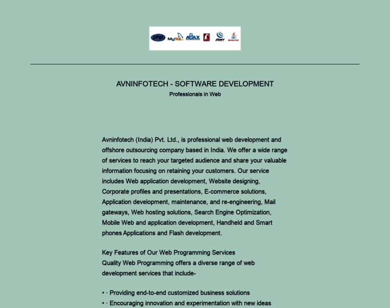 Avninfosoft.com thumbnail