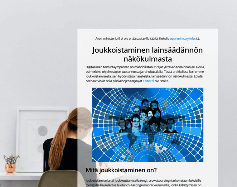 Avoinministerio.fi thumbnail