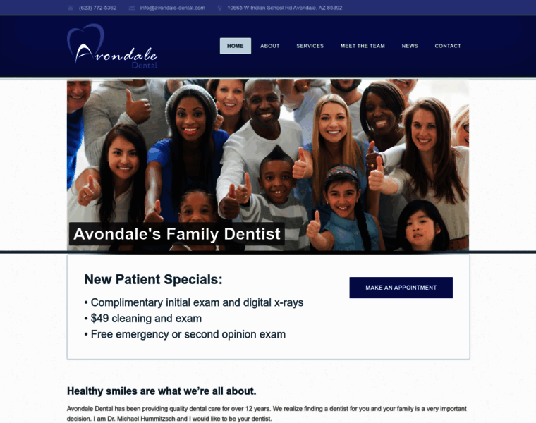Avondale-dental.com thumbnail