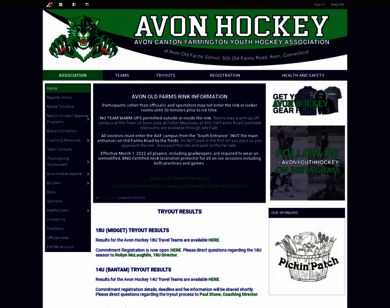 Avonhockey.com thumbnail