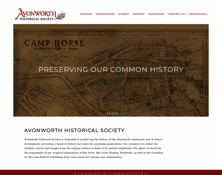 Avonworth-history.org thumbnail