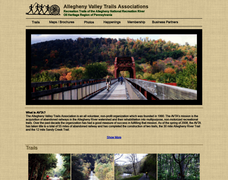 Avta-trails.org thumbnail