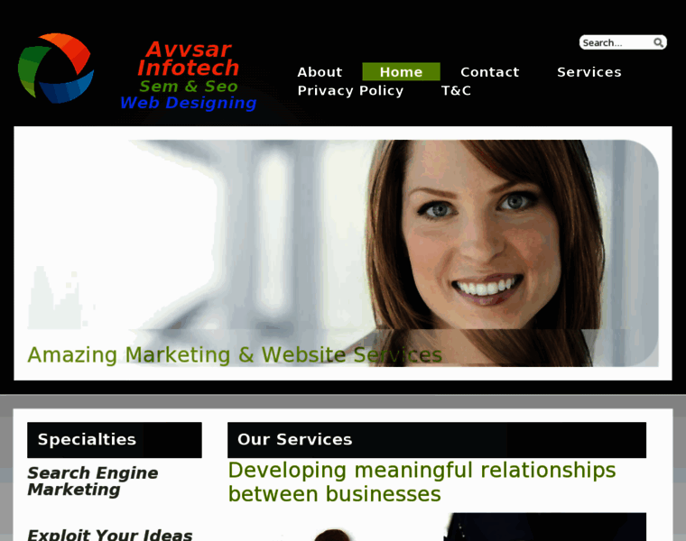 Avvsarinfotech.in thumbnail