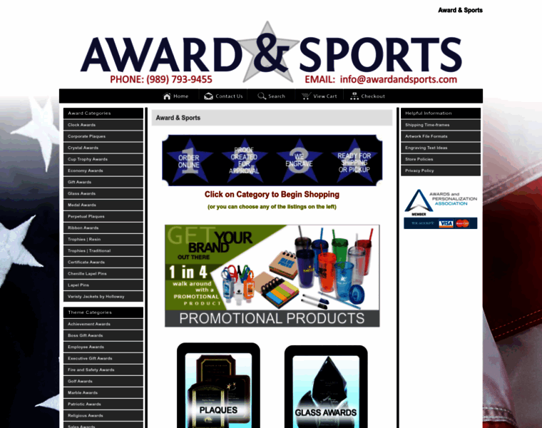 Awardandsports.com thumbnail