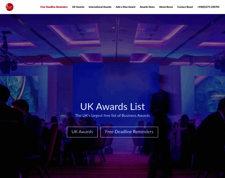 Awards-list.co.uk thumbnail