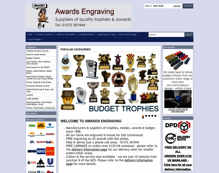 Awardsengraving.co.uk thumbnail