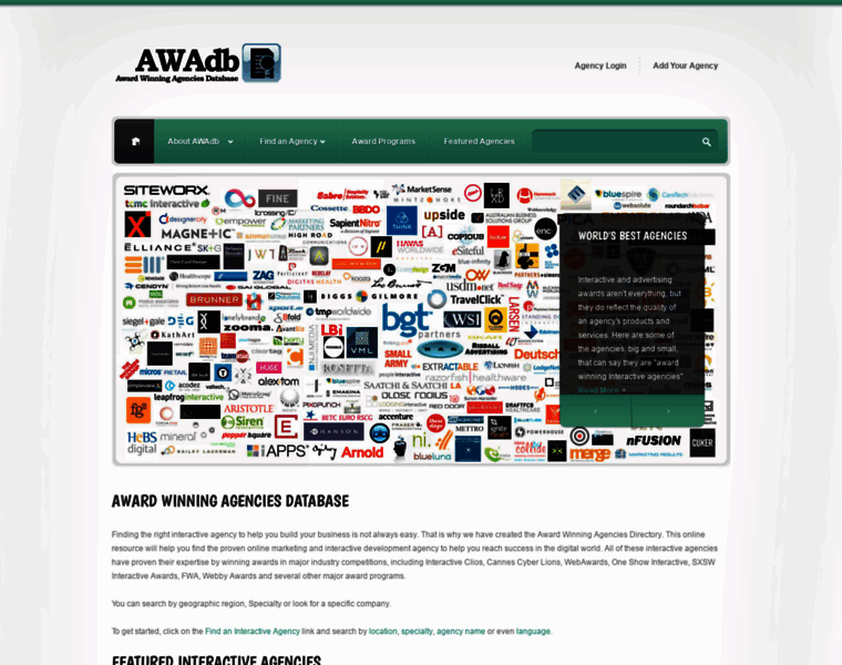 Awardwinninginteractiveagencies.com thumbnail