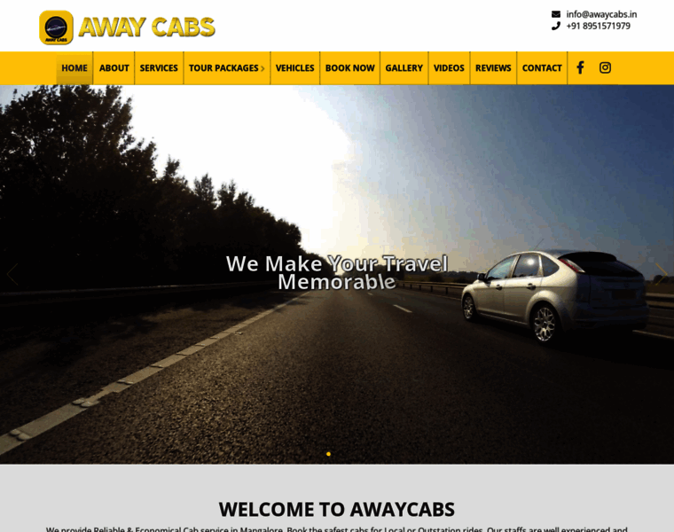 Awaycabs.in thumbnail