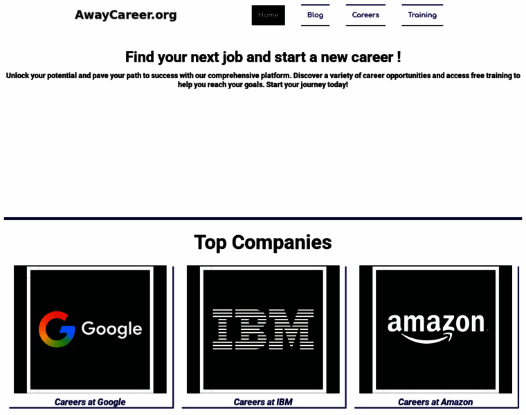 Awaycareer.org thumbnail