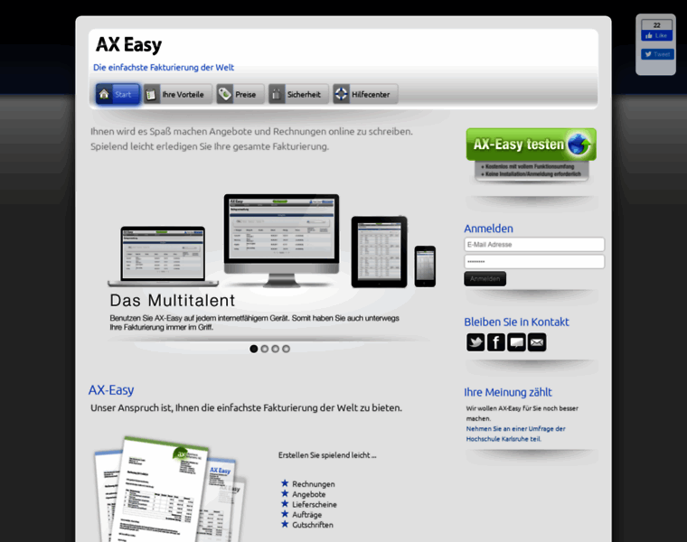 Ax-easy.de thumbnail
