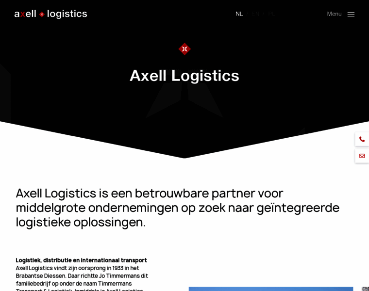 Axell-logistics.com thumbnail