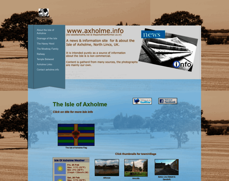 Axholme.info thumbnail