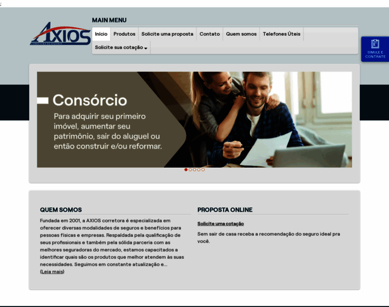 Axioseguros.com.br thumbnail