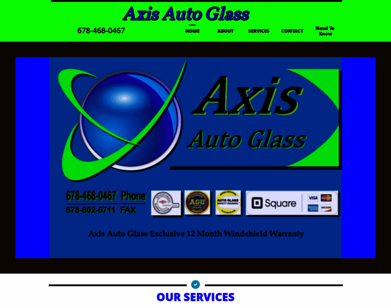 Axisautoglass.com thumbnail