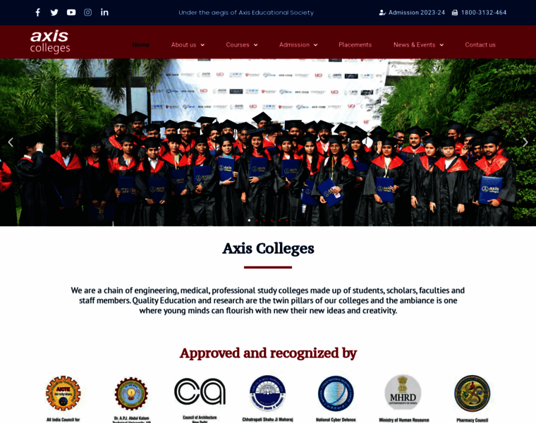 Axiscolleges.org thumbnail