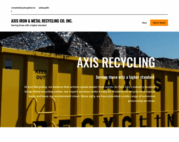 Axisrecycling.com thumbnail