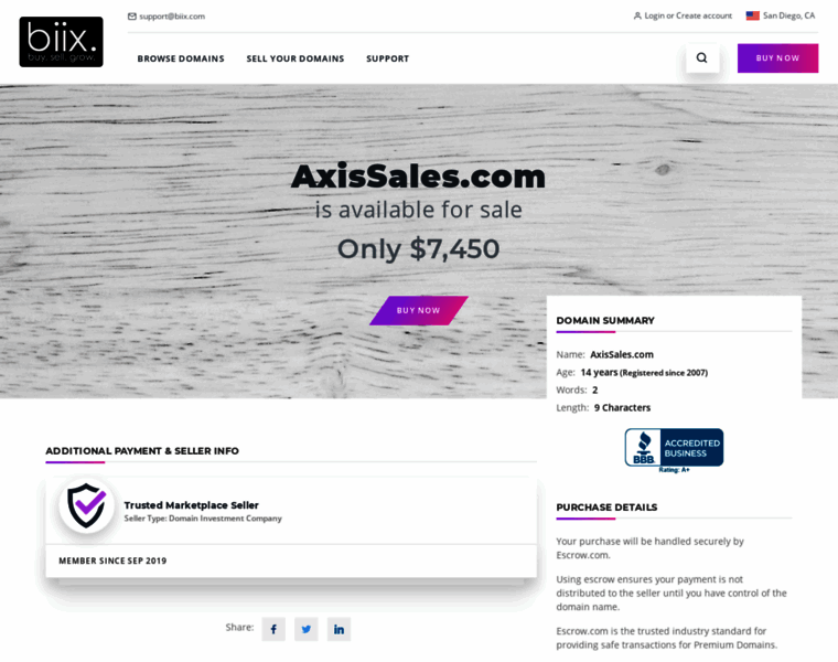 Axissales.com thumbnail