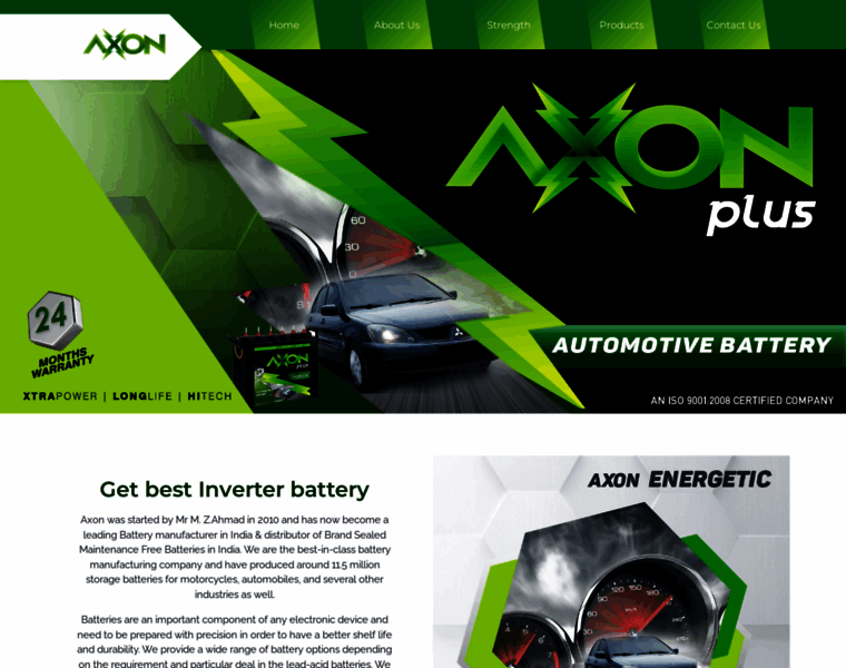 Axonbattery.com thumbnail