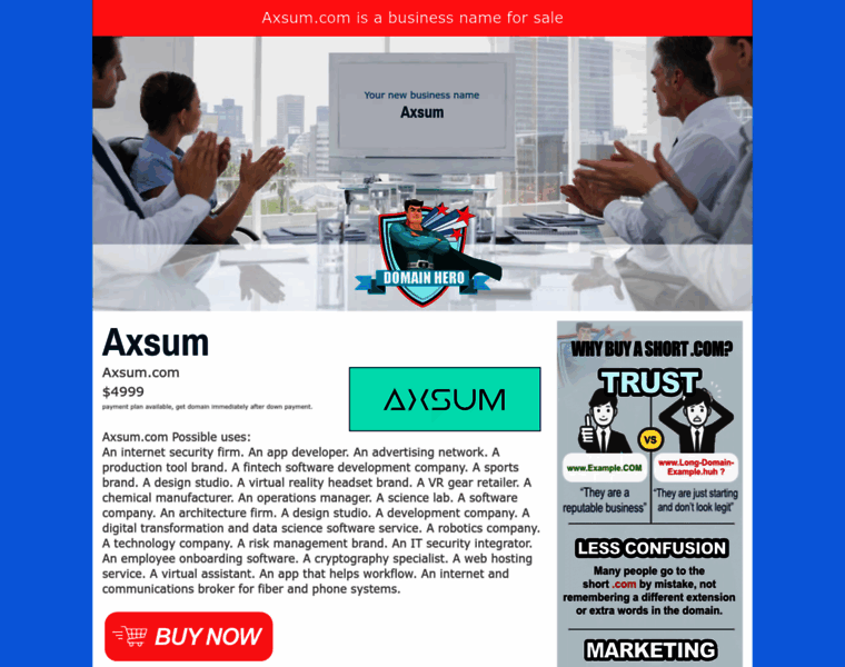 Axsum.com thumbnail