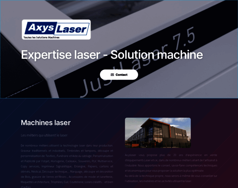 Axyslaser.com thumbnail