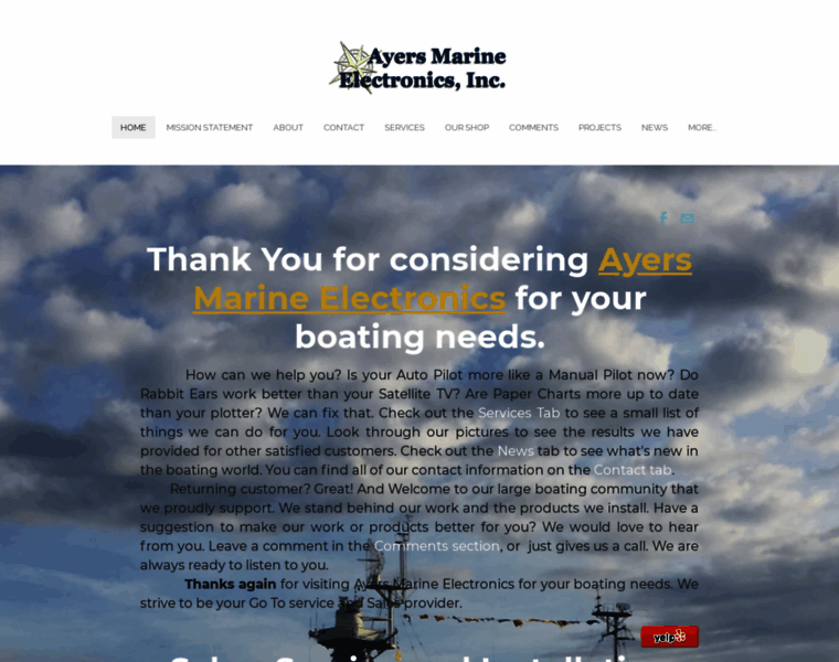 Ayers-marine.com thumbnail
