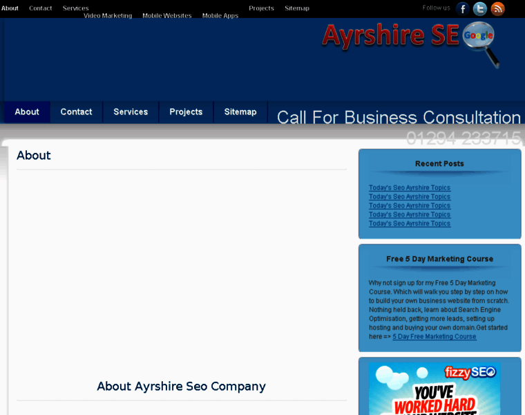 Ayrshireseocompany.co.uk thumbnail