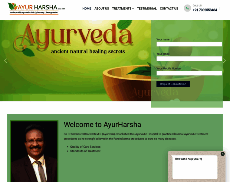 Ayurharsha.com thumbnail