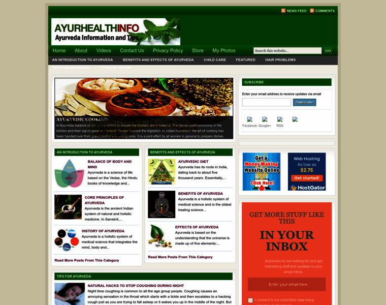 Ayurhealth.info thumbnail