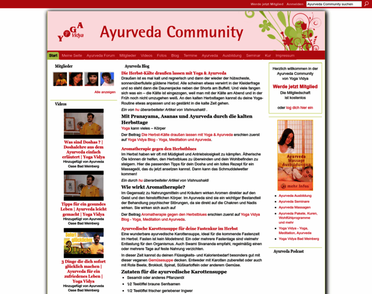 Ayurveda-community.net thumbnail