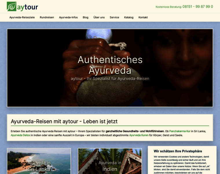 Ayurveda-reisen.de thumbnail