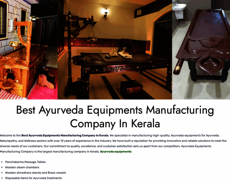 Ayurvedaequipments.com thumbnail