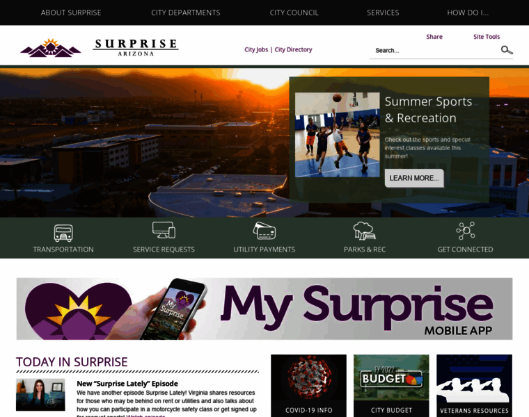 Az-surprise2.civicplus.com thumbnail