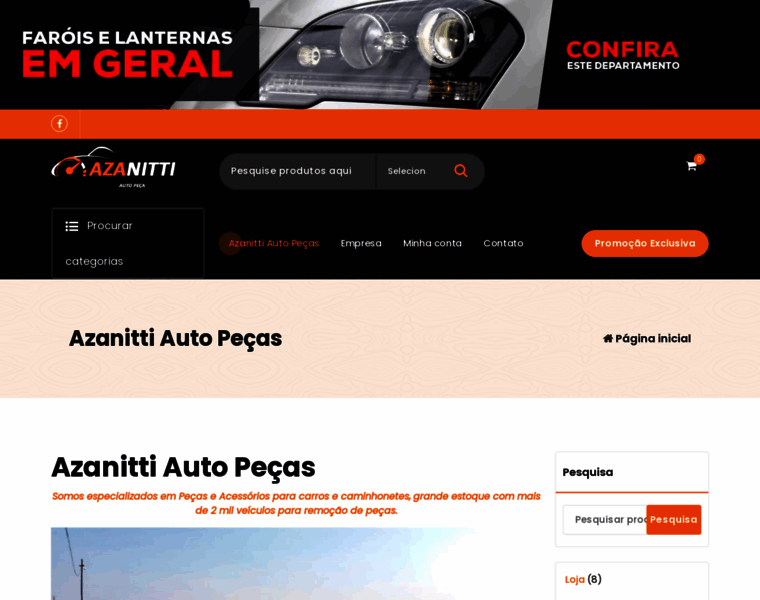 Azanittiautopecas.com thumbnail