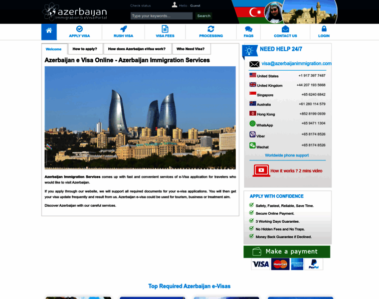Azerbaijanimmigration.com thumbnail