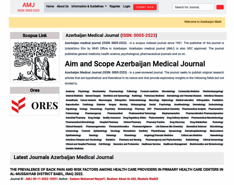 Azerbaijanmedicaljournal.life thumbnail