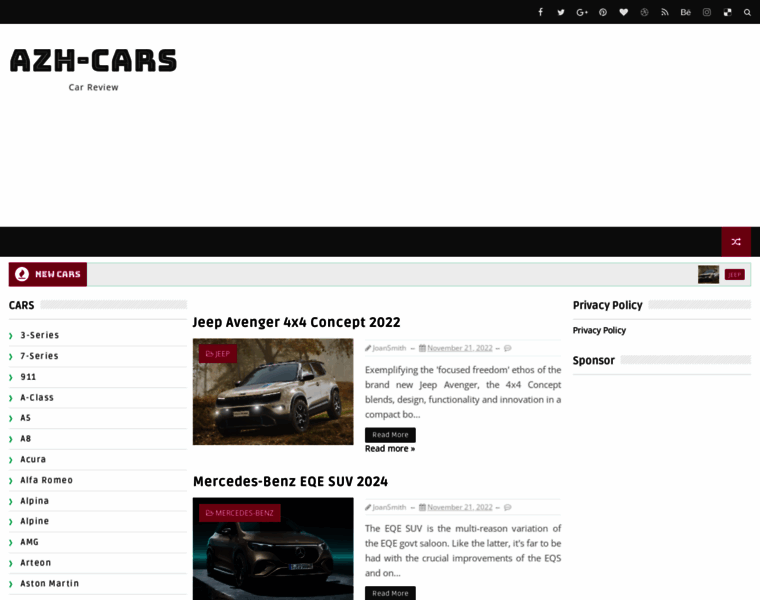 Azh-cars.com thumbnail
