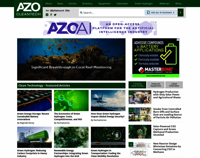 Azocleantech.com thumbnail