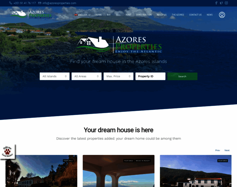 Azoresproperties.com thumbnail
