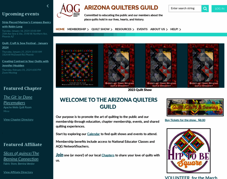 Azquiltersguild.org thumbnail