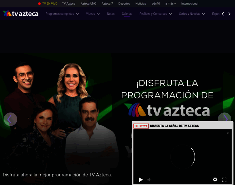 Azteca.com thumbnail