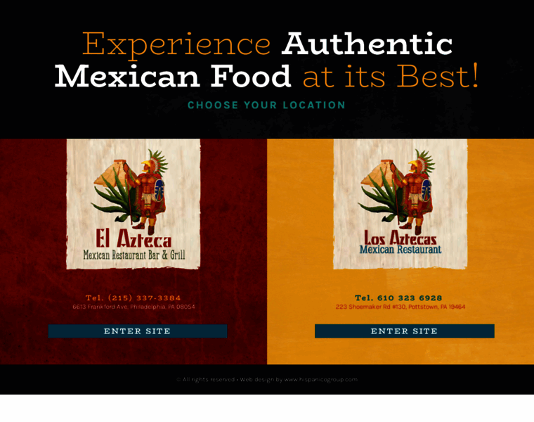 Aztecasrestaurants.com thumbnail