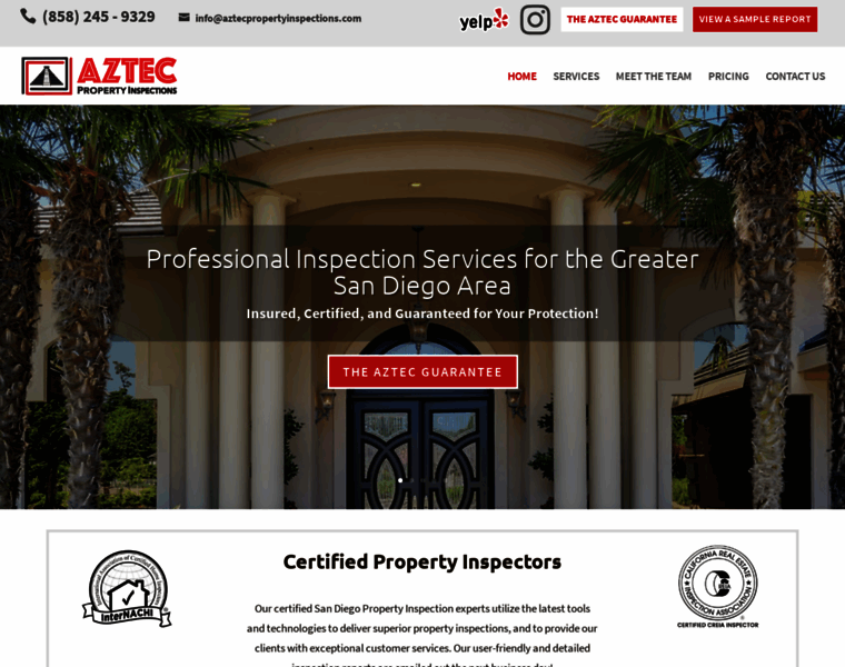 Aztecpropertyinspections.com thumbnail