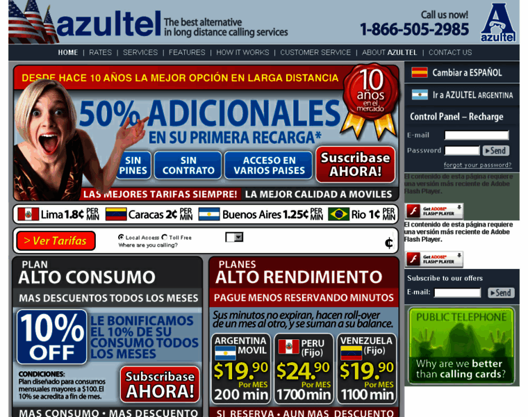 Azultel.com thumbnail