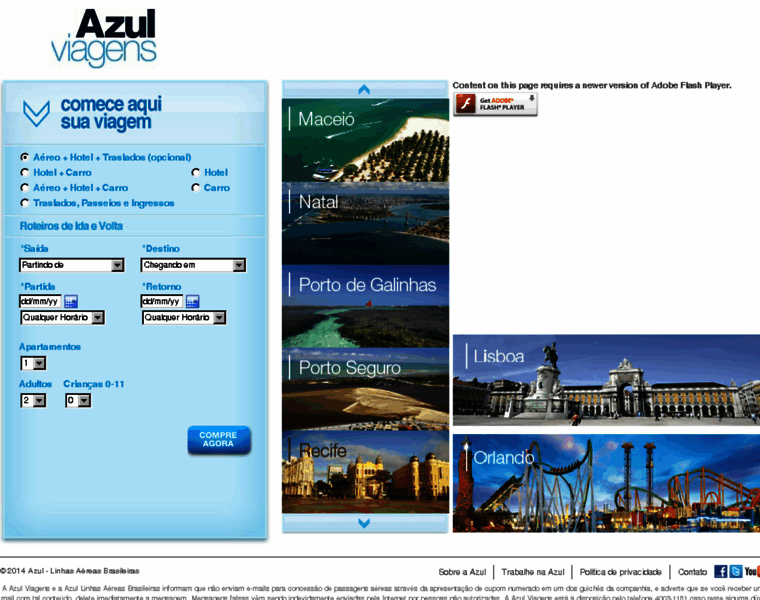 Azultravel.com.br thumbnail