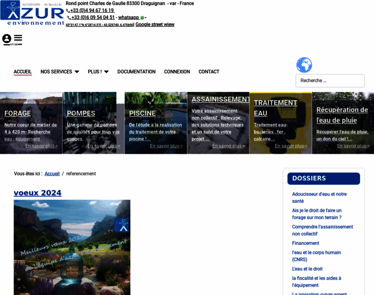 Azur-environnement.fr thumbnail