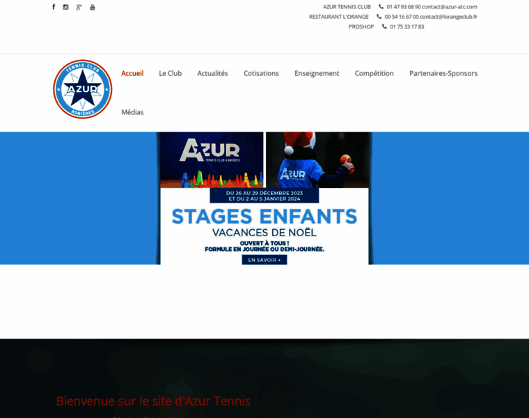 Azur-tennis-club-asnieres.com thumbnail