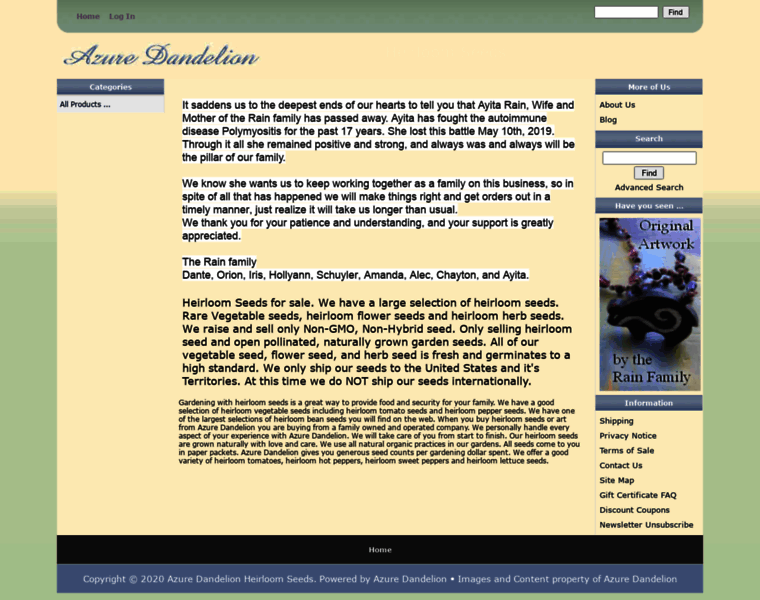 Azuredandelion.com thumbnail