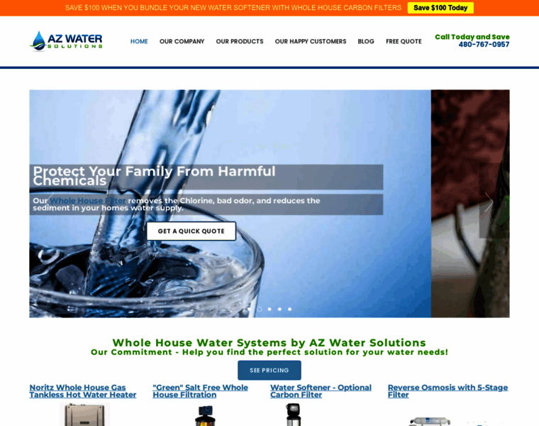 Azwatersolutions.com thumbnail